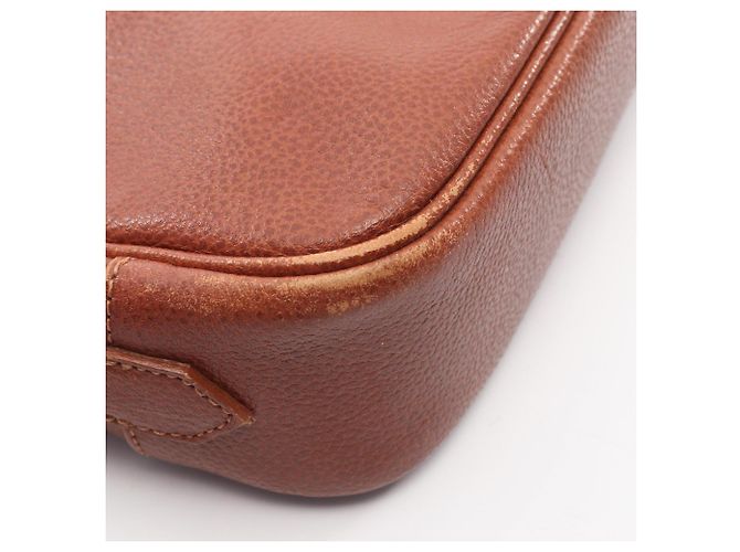 Borsa a spalla in pelle marrone Saint Laurent - vista 5