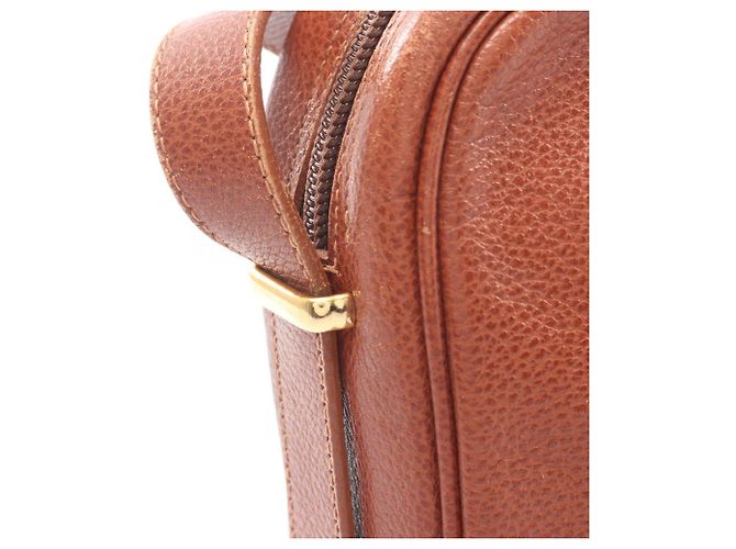 Borsa a spalla in pelle marrone Saint Laurent - vista 7
