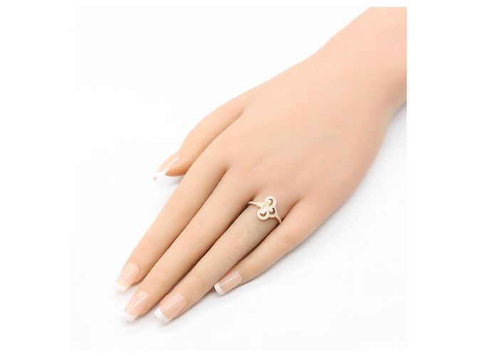 Fleur-de-lis Diamantring von Tiffany & Co. Golden - Ansicht 7
