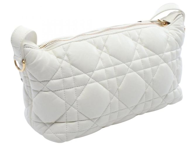 Pochette Nomade DiorTravel Cannage di Christian Dior Bianco - vista 2
