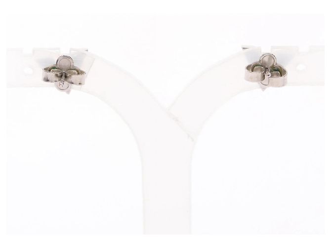 Pendientes Essential V Louis Vuitton Plata - vista 2