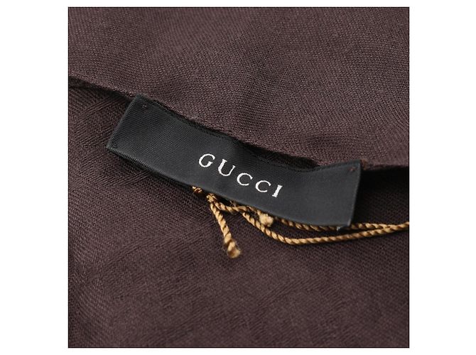Gucci GG-Muster Schal Braun - Ansicht 3