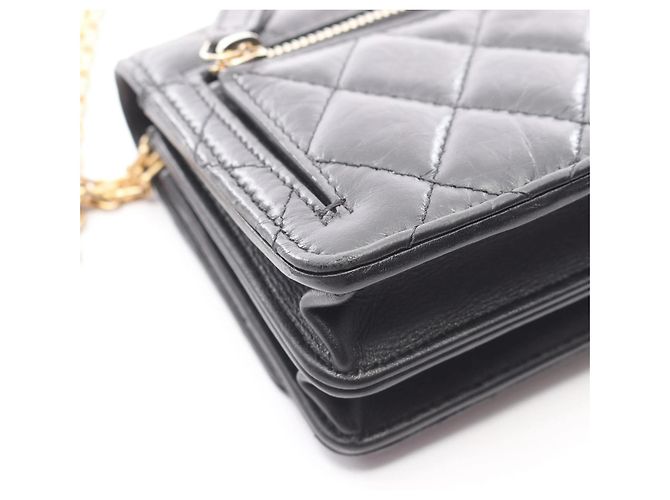 Borsa a spalla mini matelassé 2.55 di Chanel Nero - vista 8