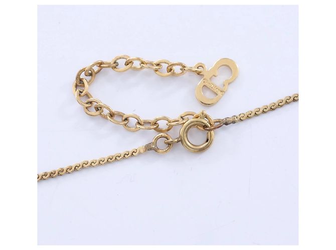 Collana Logo CD Christian Dior D'oro - vista 4