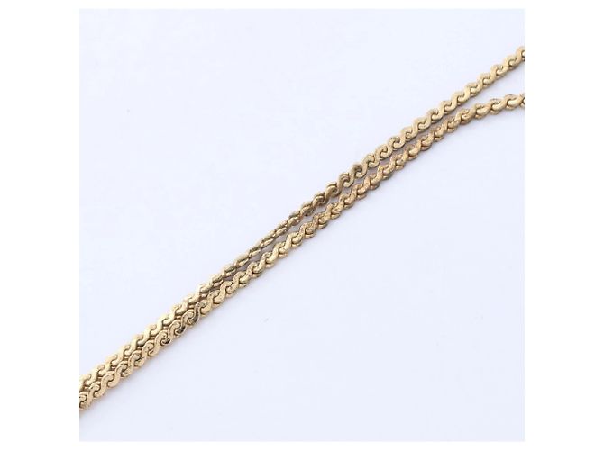 Collana Logo CD Christian Dior D'oro - vista 6