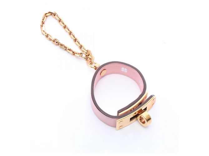 Hermès Accessorio charm per borsa Kelly di Hermes Rosa D'oro - vista 2