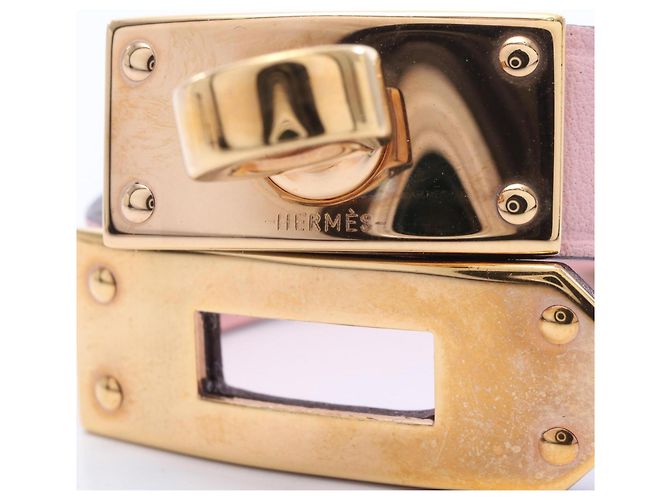 Hermès Accessorio charm per borsa Kelly di Hermes Rosa D'oro - vista 3