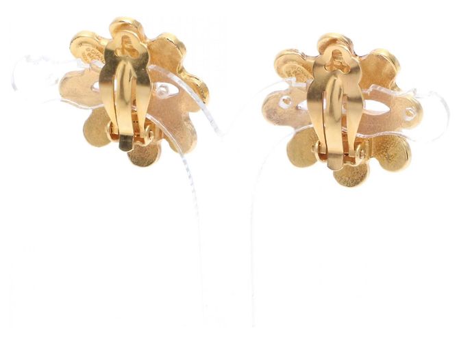 Orecchini a clip placcati in oro Chanel Coco Mark D'oro - vista 2