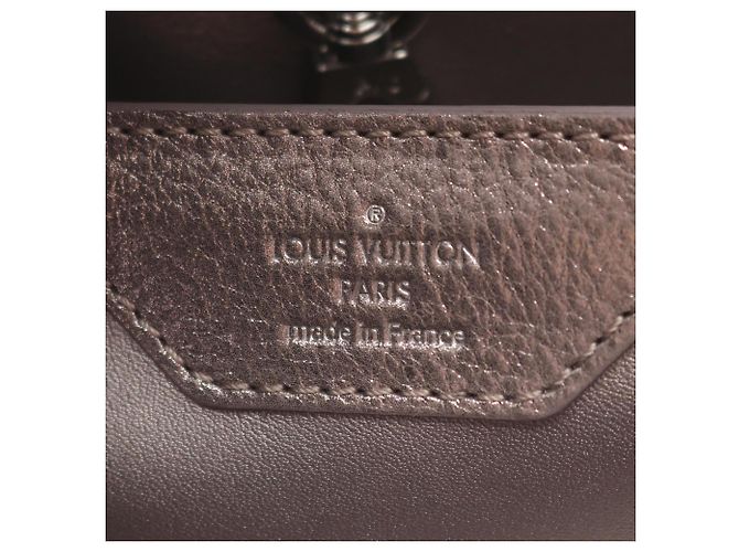 Borsa Louis Vuitton Capucines BB 2 in 1 Marrone Rosa D'oro - vista 4