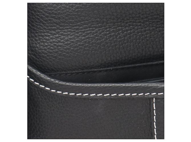 Christian Dior Men's Black Leather Saddle Bag - view 9