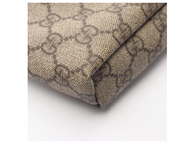 Borsa a Spalla Gucci GG Supreme Marrone Beige - vista 6