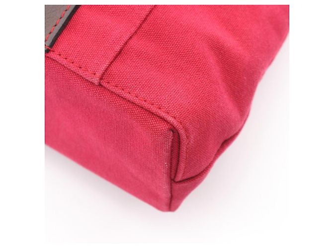 Hermès Troca Horizontal MM Tote Tasche Braun Schwarz Rot - Ansicht 5