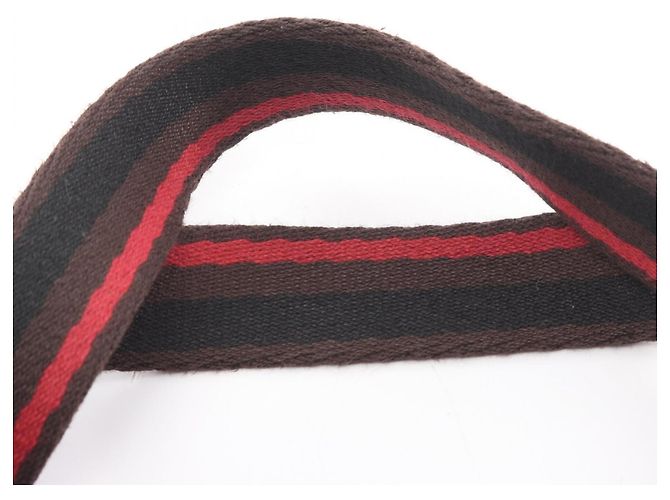 Hermès Troca Horizontal MM Tote Tasche Braun Schwarz Rot - Ansicht 6