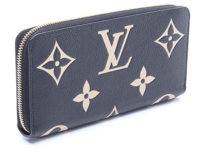 Cartera Zippy Louis Vuitton Negro Beige - vista 2