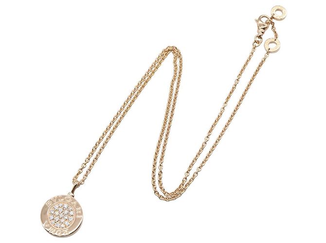 Bulgari Collana Bvlgari in oro rosa 18K con diamanti e onice Nero - vista 2