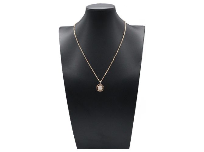 Bulgari Collana Bvlgari in oro rosa 18K con diamanti e onice Nero - vista 6