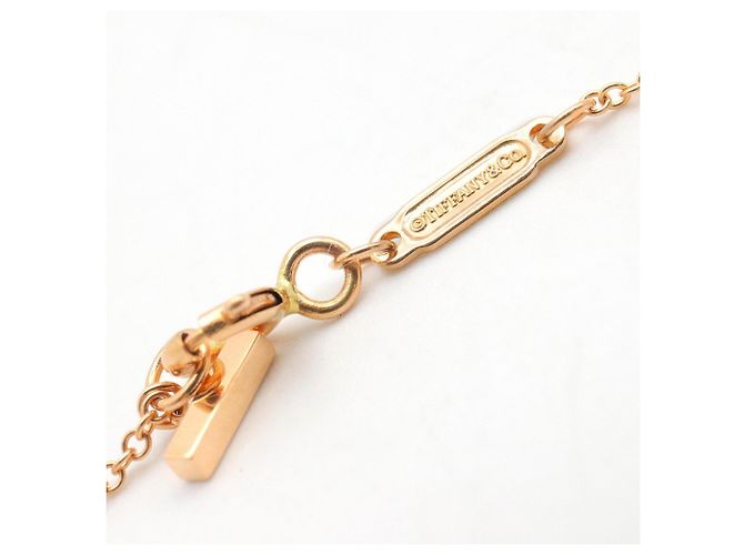 Collana T Smile Small in oro rosa 18K di Tiffany & Co. D'oro - vista 3