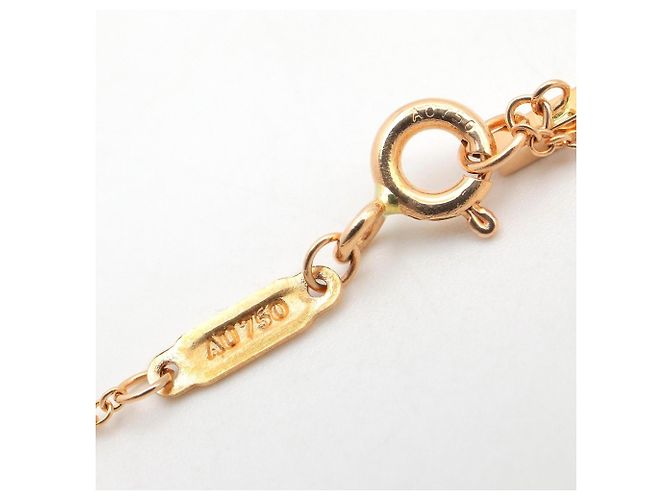 Collana T Smile Small in oro rosa 18K di Tiffany & Co. D'oro - vista 4