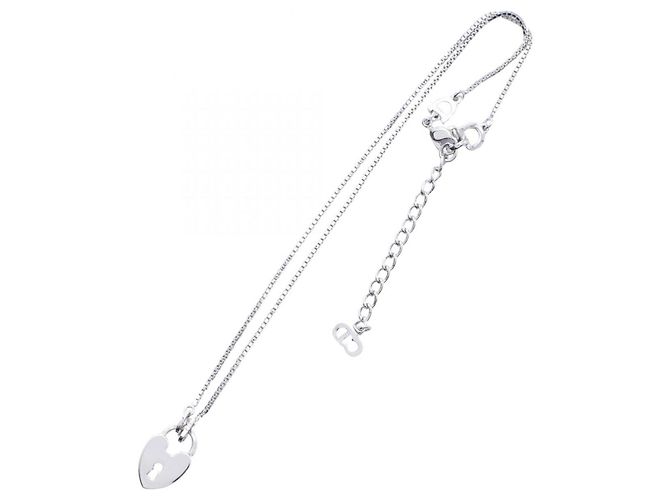 Collana Cuore con Chiusura Christian Dior Argento - vista 3
