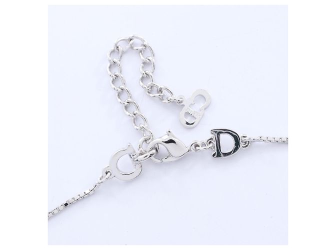 Collana Cuore con Chiusura Christian Dior Argento - vista 4
