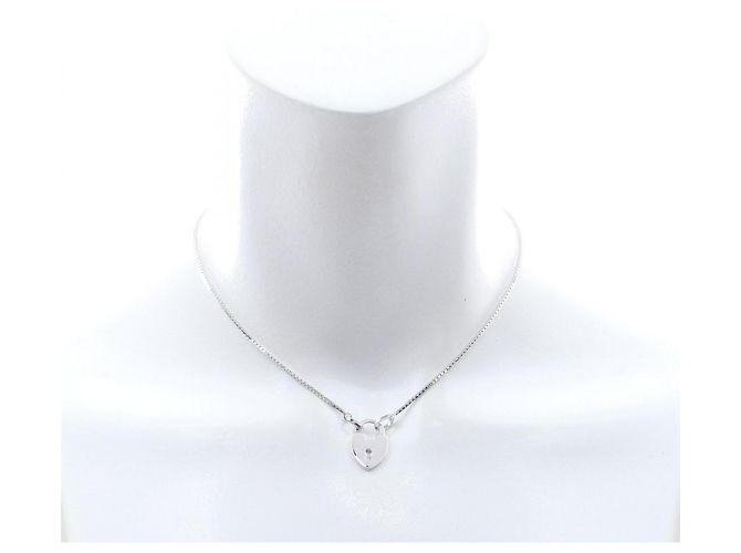 Collana Cuore con Chiusura Christian Dior Argento - vista 5