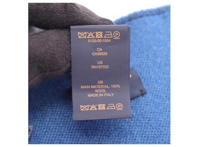 Louis Vuitton Monogram Gradient Schal Braun Blau - Ansicht 3