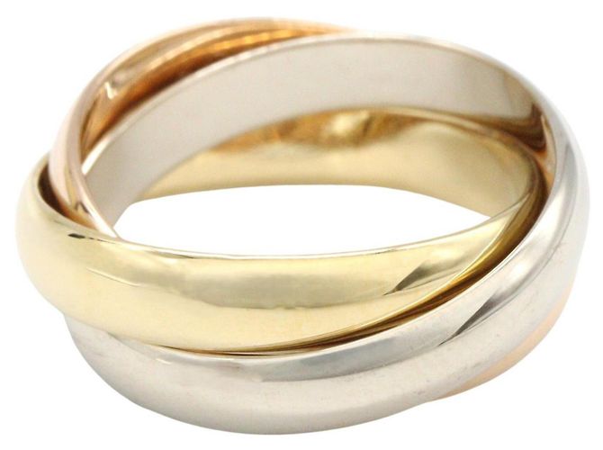 Anello Trinity Cartier in oro 18K Argento D'oro - vista 2