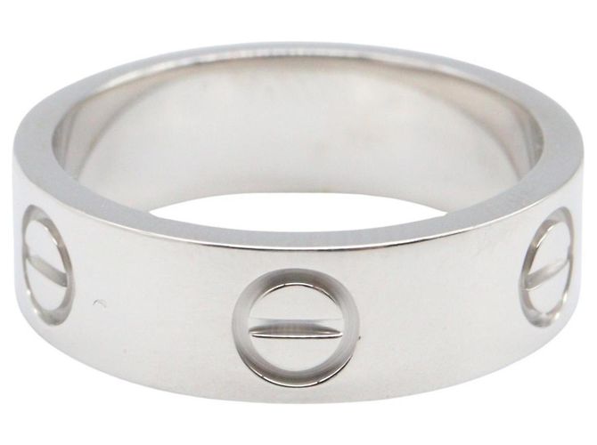 Cartier Love Ring aus 18K Weißgold Silber - Ansicht 2