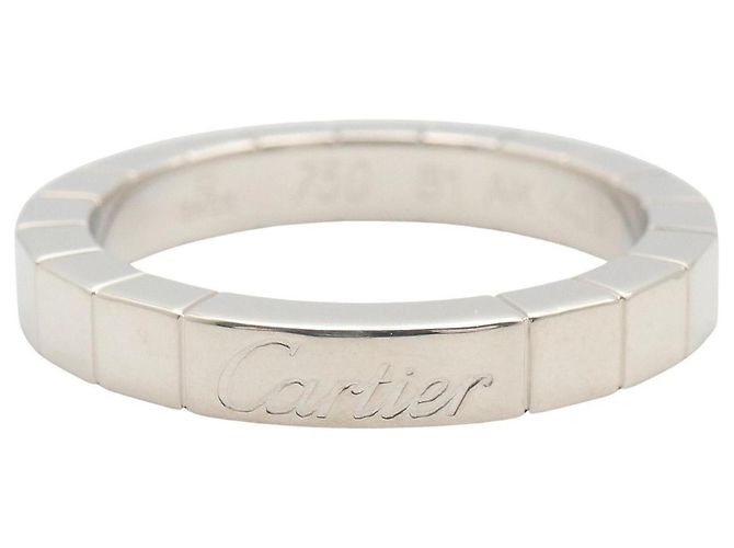 Anello Lanieres Cartier in oro bianco 18K - vista 2