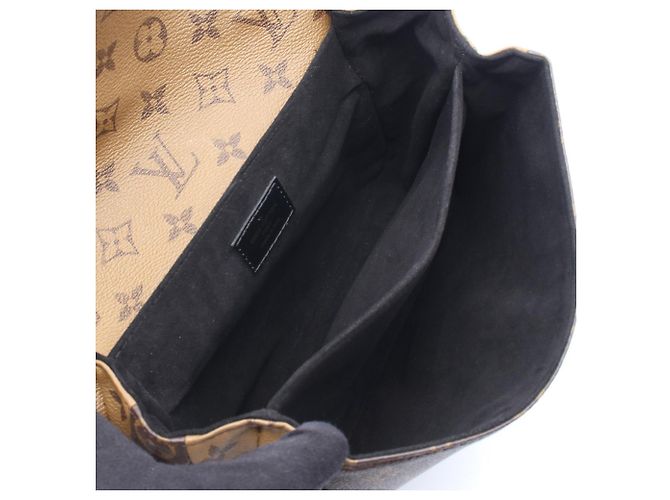 Borsa Pochette Metis MM Louis Vuitton Marrone Nero - vista 3