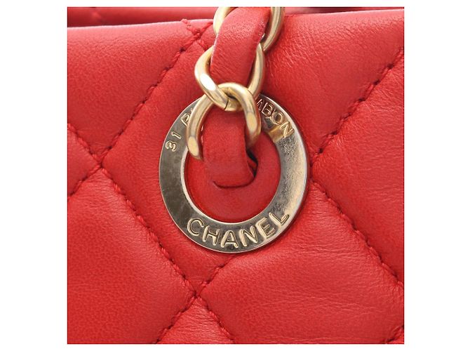 Timeless Borsa Tote Matelassé Chanel Rosso - vista 11