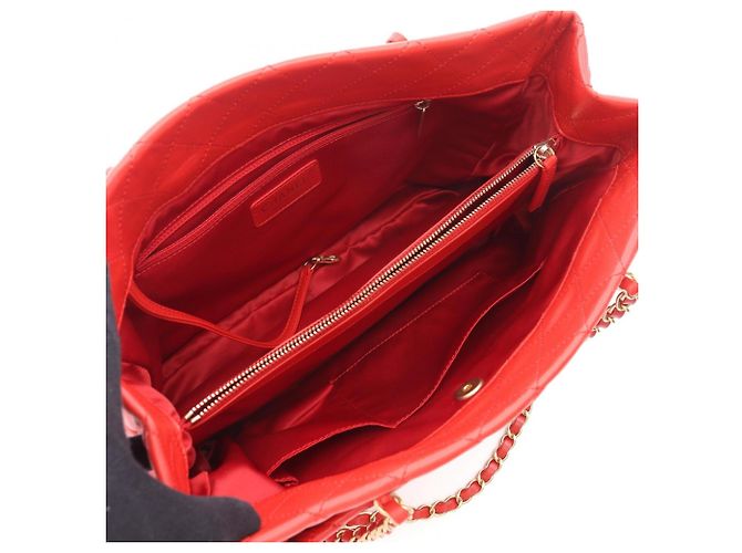 Timeless Borsa Tote Matelassé Chanel Rosso - vista 3