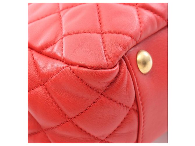Timeless Borsa Tote Matelassé Chanel Rosso - vista 7