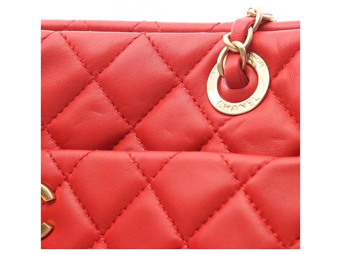 Timeless Borsa Tote Matelassé Chanel Rosso - vista 8
