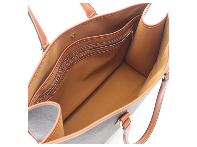 Céline Celine Horizontal Cabas Triomphe Tote Bag Braun Schwarz - Ansicht 3