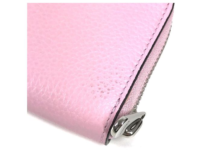 Gancini Monedero de cuero rosa Salvatore Ferragamo - vista 12