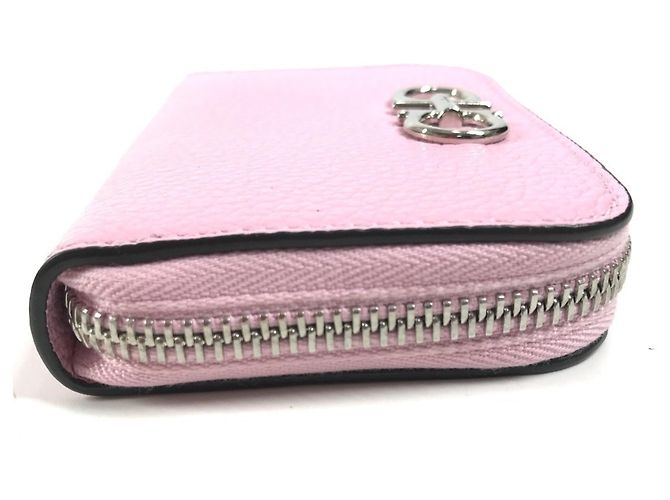 Gancini Monedero de cuero rosa Salvatore Ferragamo - vista 5