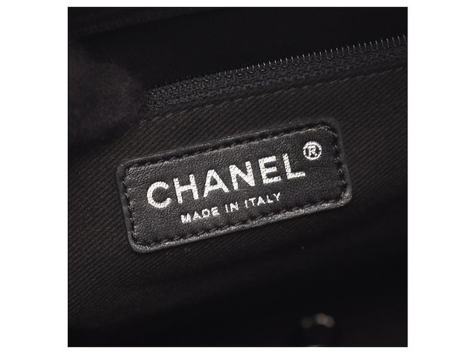 Borsa Tote Chanel Paris New York Line Nero - vista 4