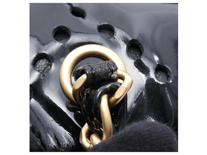 Timeless Bolso tote perforado Chanel Coco Mark Negro - vista 13
