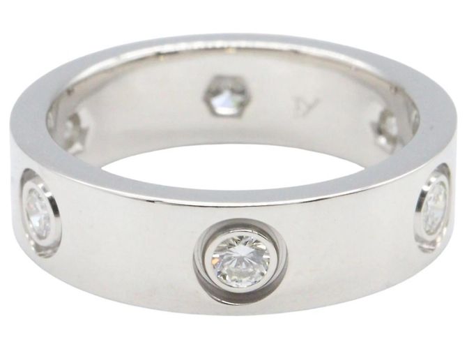 Anello Love Cartier in Oro Bianco D'oro - vista 2