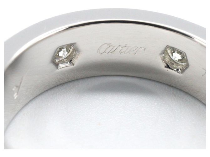 Anello Love Cartier in Oro Bianco D'oro - vista 4