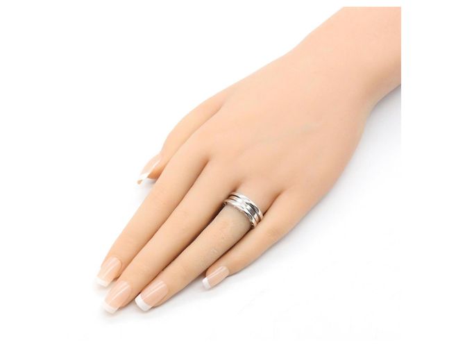 Bulgari Bvlgari BVLGARI B-zero1 Anello 3 Bande in Oro Bianco D'oro - vista 7