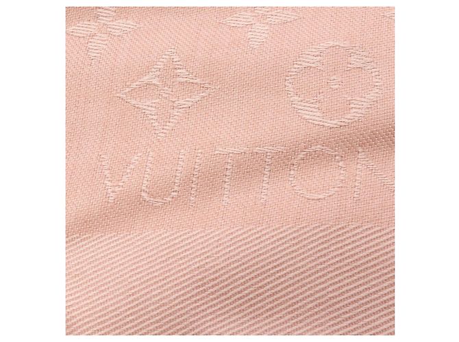 Chal Monogram Naturel Louis Vuitton Rosa - vista 4