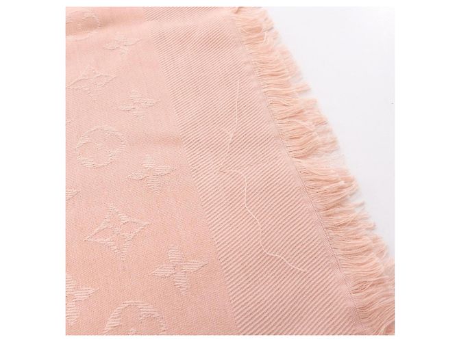 Chal Monogram Naturel Louis Vuitton Rosa - vista 5