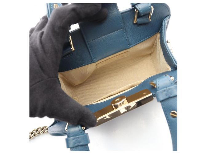 Borsa a mano/spalla Chanel Matelassé 2 in 1 Blu - vista 3