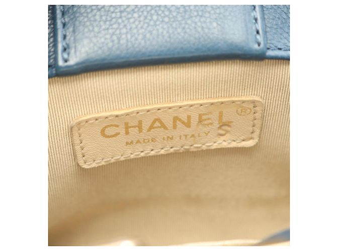 Borsa a mano/spalla Chanel Matelassé 2 in 1 Blu - vista 4