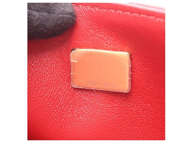 Bolso de Hombro Chanel Boy Small Roja - vista 5