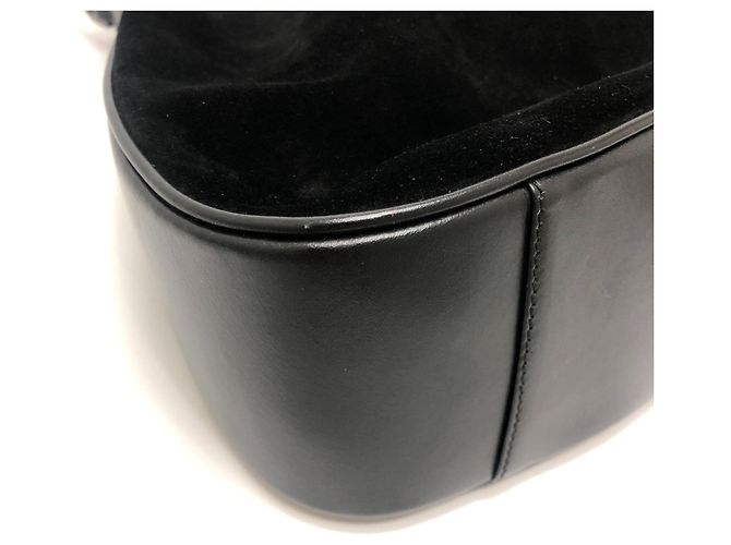 Borsa 2 in 1 Bamboo 2404 di Gucci Nero - vista 11