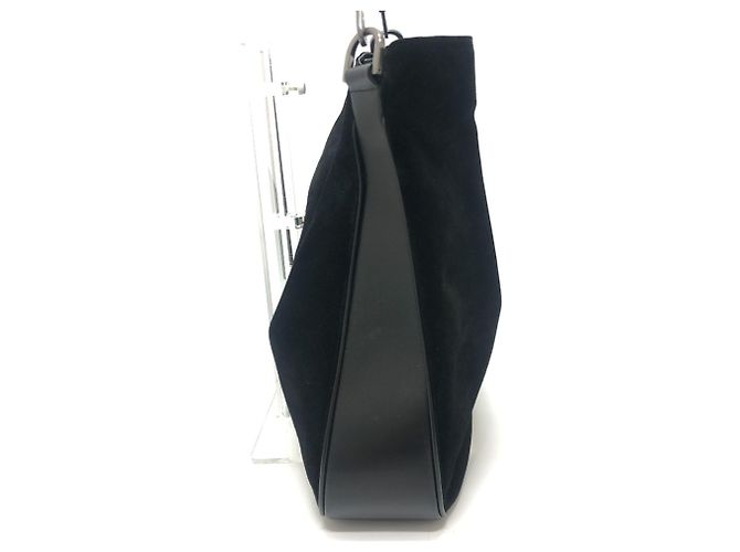 Borsa 2 in 1 Bamboo 2404 di Gucci Nero - vista 4