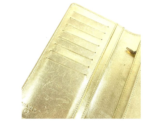 Chanel A37151 Bi-Fold Langbörse Golden - Ansicht 11